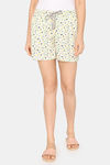 Rosaline Mystic Town Knit Cotton Shorts (Pack of 2) - White Purple — thumbnail 7
